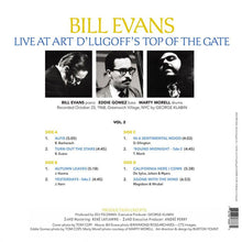 Load image into Gallery viewer, Bill Evans - Live at Art D'Lugoff's Top of The Gate Vol. 2 200G Vinyl 45RPM 2LP