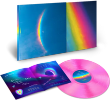 Load image into Gallery viewer, Coldplay Moon Music AUTOGRAPHED Pink EcoRecord LP NUMBERED, BOOKLET & MOONGOGGLES