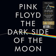 Load image into Gallery viewer, Pink Floyd - The Dark Side Of The Moon 50th ANNIVERSARY 2LP UV Printed Clear Vinyl Collector&#39;s Edition
