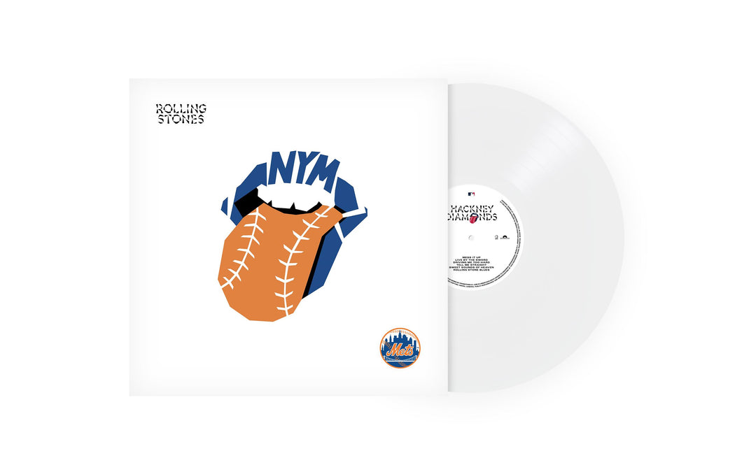 Rolling Stones - Hackney Diamonds - NEW YORK METS MLB Ltd White Vinyl LP New