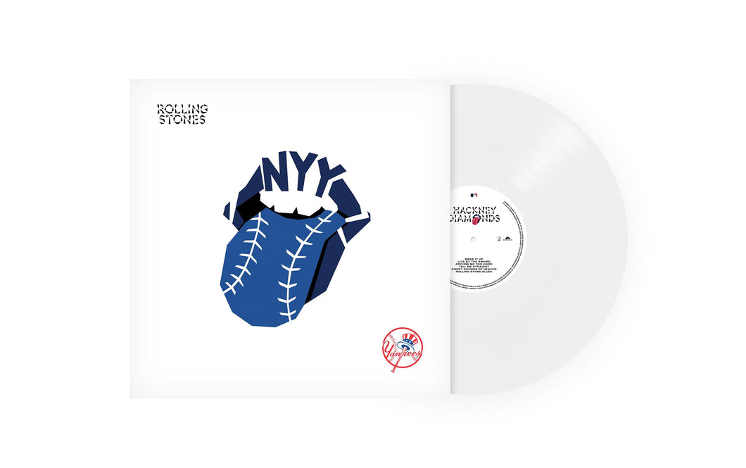 The Rolling Stones - Hackney Diamonds - NEW YORK YANKEES MLB Ltd White Vinyl LP