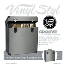 Load image into Gallery viewer, Vinyl Styl™ Groove Record Carrying Case (Graphite)