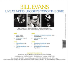 Load image into Gallery viewer, Bill Evans - Live at Art D&#39;Lugoff&#39;s Top of The Gate Vol. 1 200G Vinyl 45RPM 2LP 2xHD
