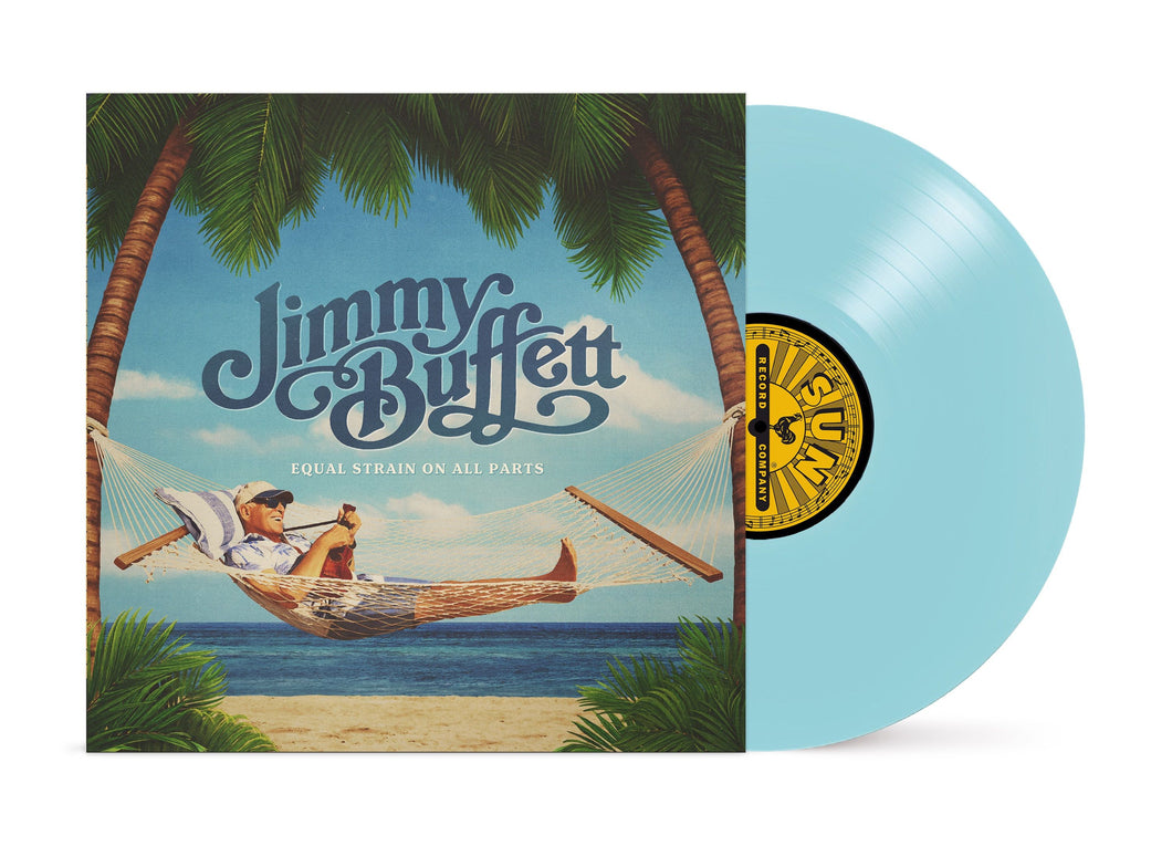 Jimmy Buffett - Equal Strain On All Parts - Key West Blue Vinyl Double LP