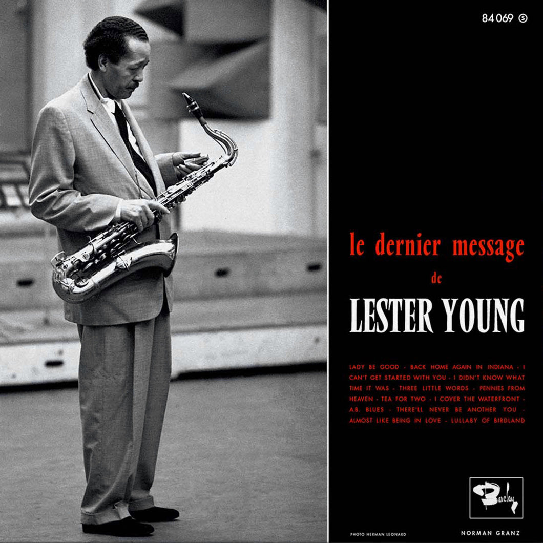 Lester Young - Le Dernier Message De Lester Young 180G Vinyl LP - Sam Records