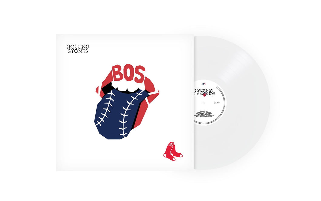 The Rolling Stones - Hackney Diamonds - Boston Red Sox MLB Ltd White Vinyl LP