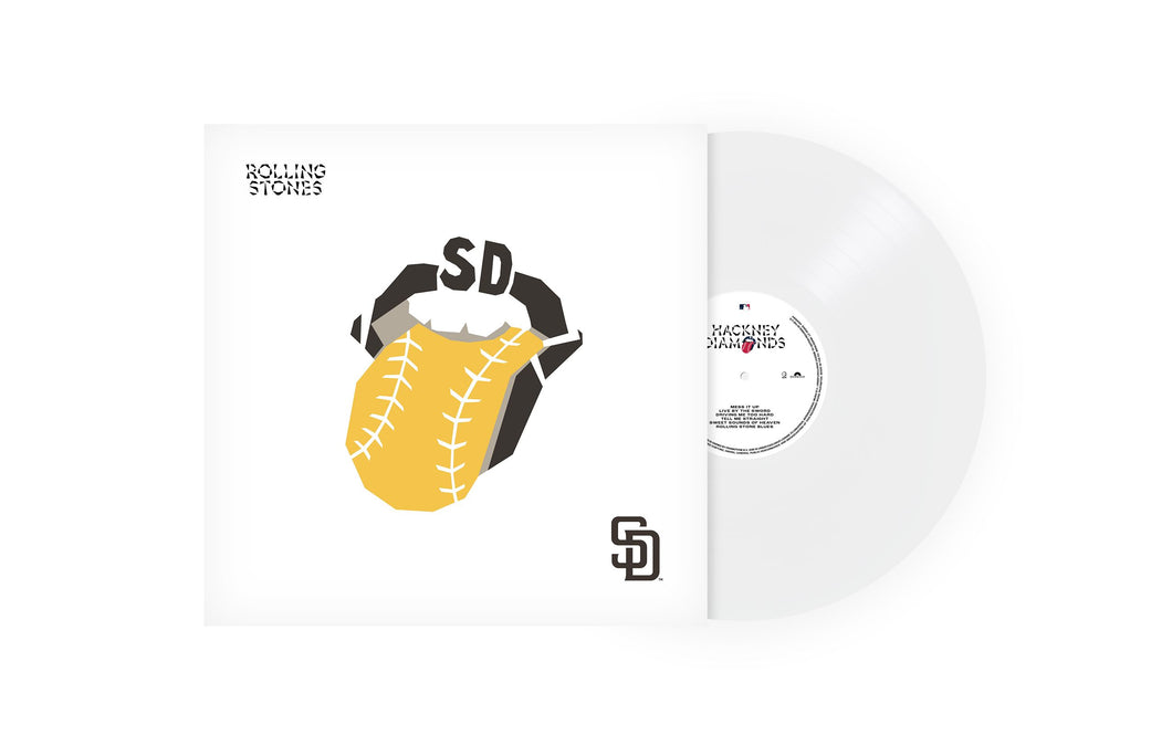 The Rolling Stones - Hackney Diamonds - San Diego Padres MLB Ltd White Vinyl LP