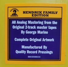 Load image into Gallery viewer, The Jimi Hendrix Experience Are You Experienced LP - All Analog Hendrix Family Edition
