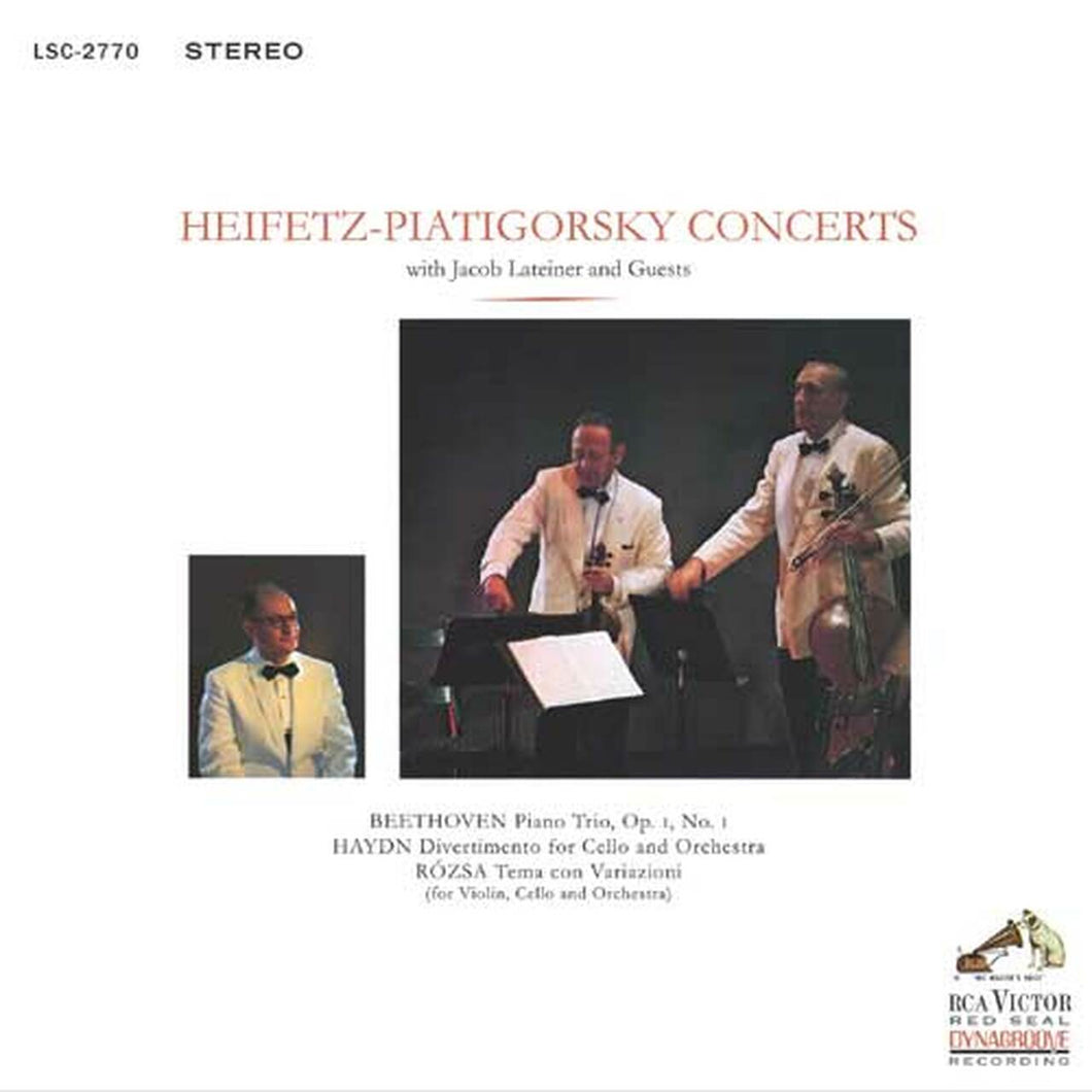 Heifetz-Piatigorsky Concerts With Jacob Lateiner & Guests 180g LP Impex OOP