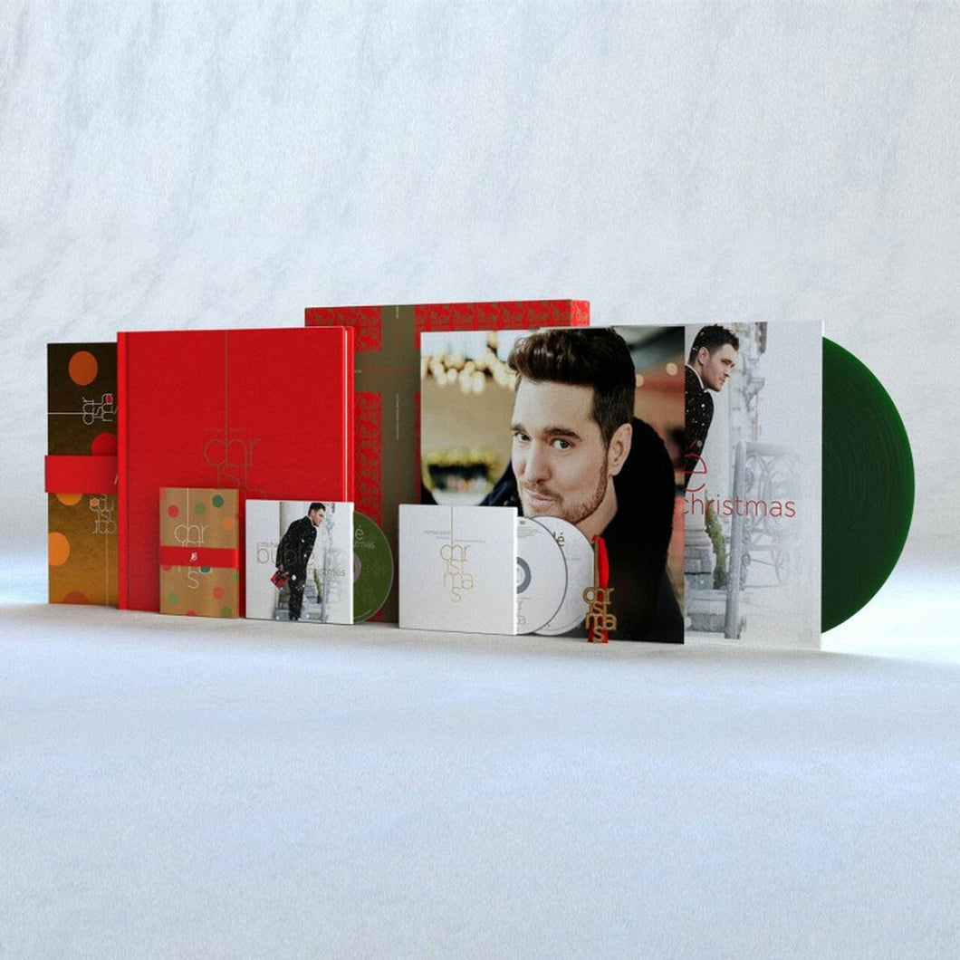 Michael Buble Christmas 10th Anniversary Super Deluxe LP, 2CD & DVD Box Set (Green Vinyl)