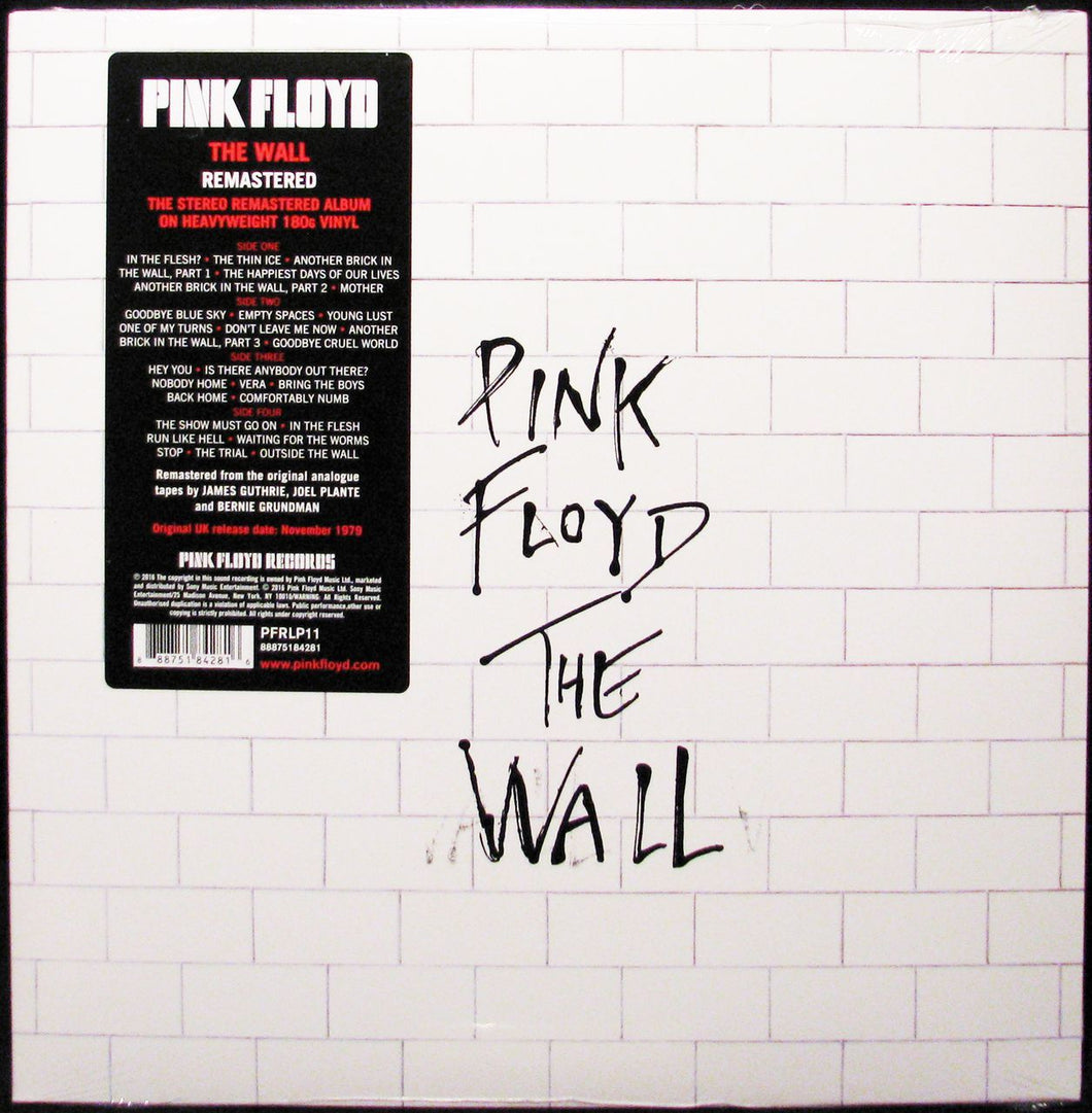 Pink Floyd The Wall (Remastered) (180G Vinyl, Gatefold LP Jacket) (2 Lp's)