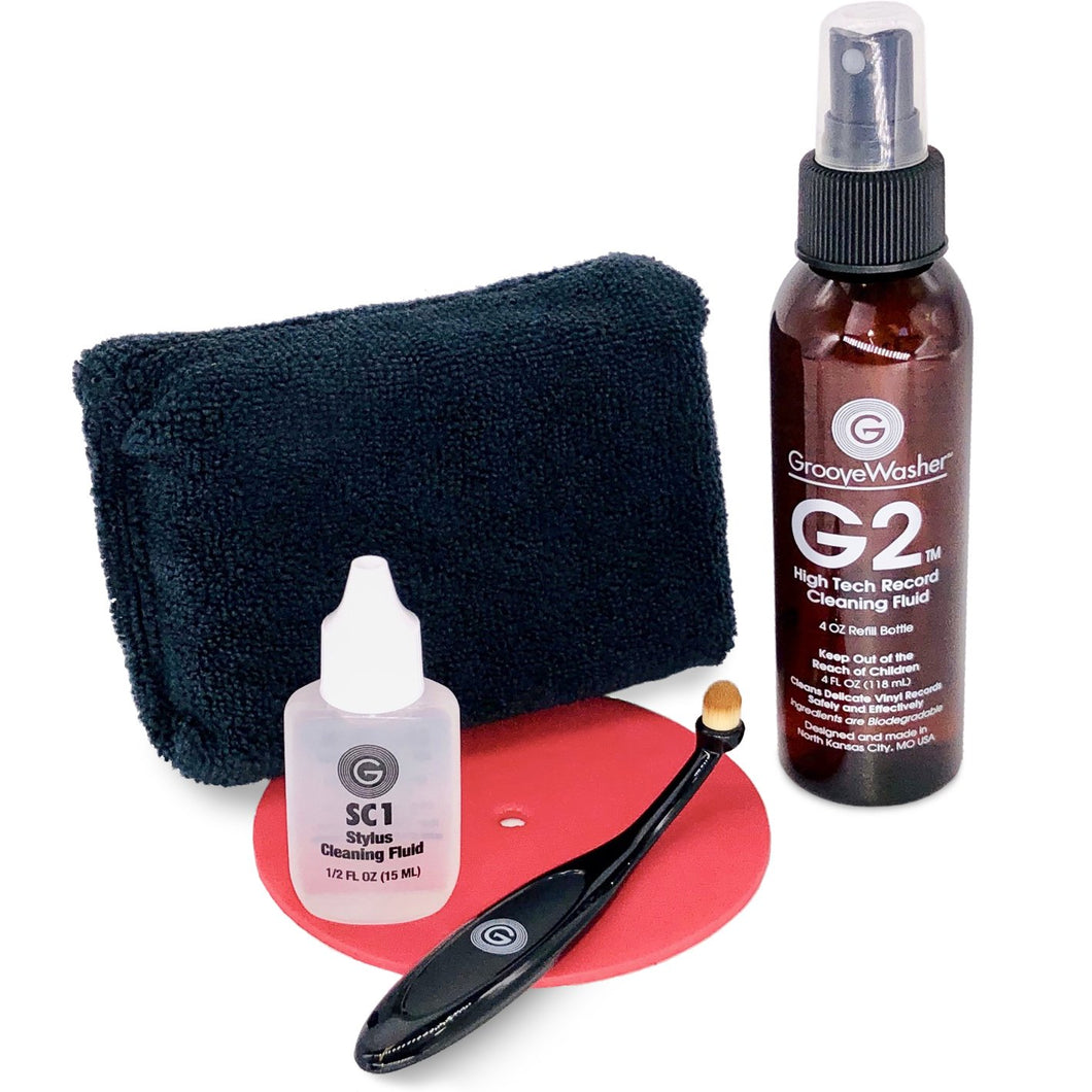 GrooveWasher RSC Record & Stylus Care System - Record & Stylus Cleaner Kit