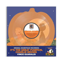 Load image into Gallery viewer, Vince Guaraldi - It&#39;s The Great Pumpkin, Charlie Brown (Translucent Orange Pumpkin Shaped LP)

