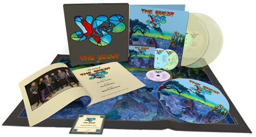 Yes - The Quest [2LP+2CD+BluRay Box Set] Glow In The Dark Vinyl LP, Slipmat, Pin, Booklet